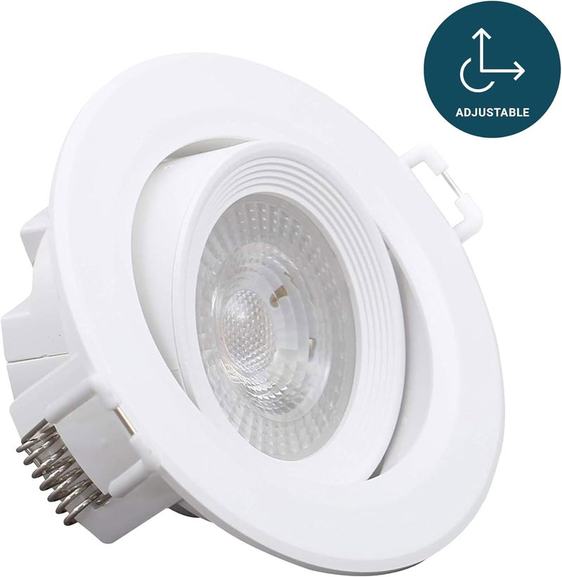 درافل مصباح سقف غائر LED من دورافيل، قابل للتعديل، أبيض - Image 4